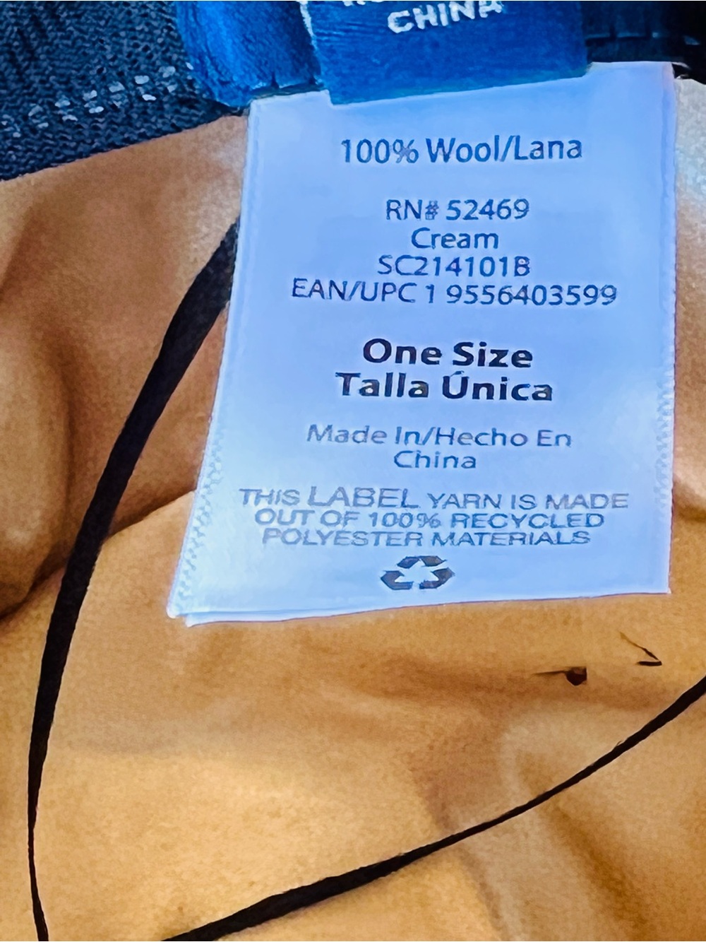 Scoop 100% Wool Cowgirl Hat Off White Western Hat – One Size (Fits M/L) NWT - Picture 8 of 8